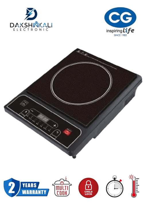 CG induction cooktop control panel