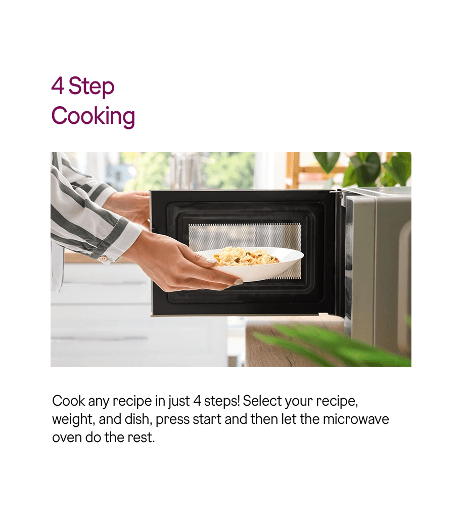 Godrej 23L convection microwave side view