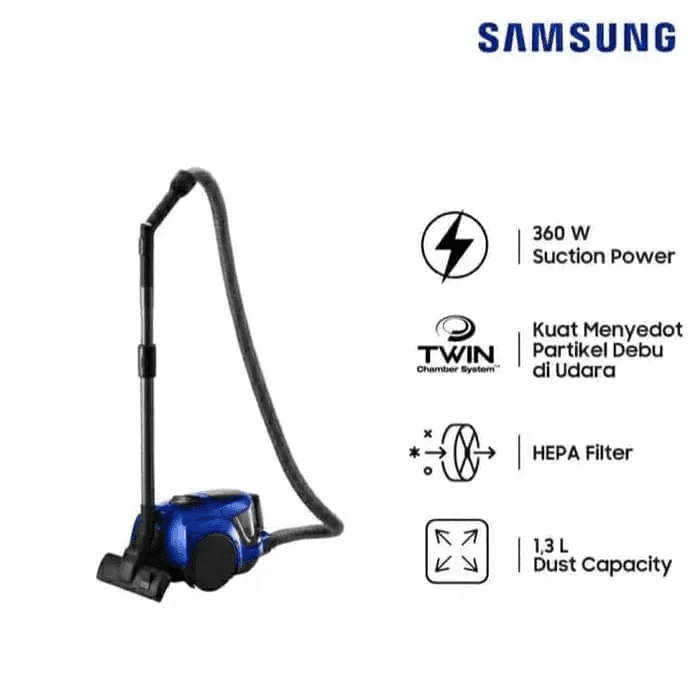 Samsung vacuum cleaner side view